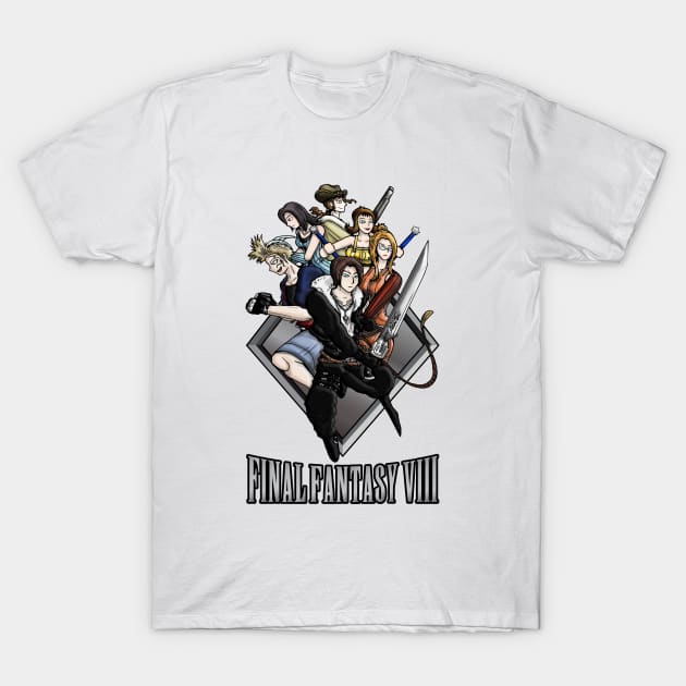 Final Fantasy VIII Heroes T-Shirt by WarioPunk